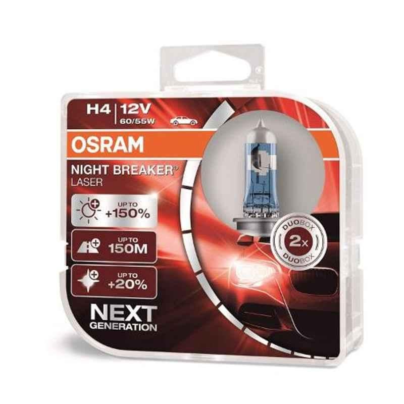Osram 64193NBL HCB H4 Night Breaker Night Breaker Laser Duo Box