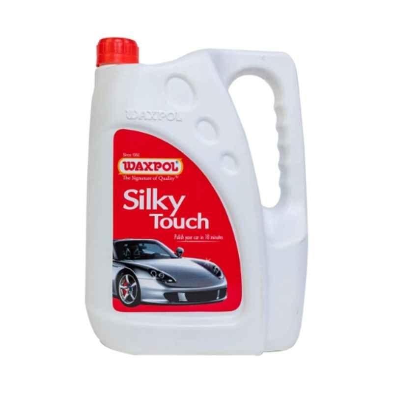 Waxpol Silky Touch 4L Liquid Wax Polish for High Gloss & Hydrophobic Protection, CST505