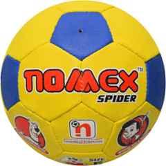 Nomex Spider Rubber Yellow & Blue Football, Size: 5
