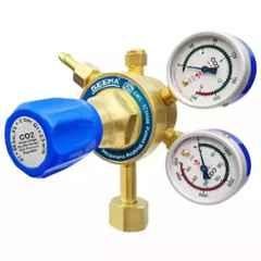 Seema 2Bar Single Stage Heavy Duty Carbon Dioxide Gas Pressure Regulator, S.S.DG.HD.CO2-6