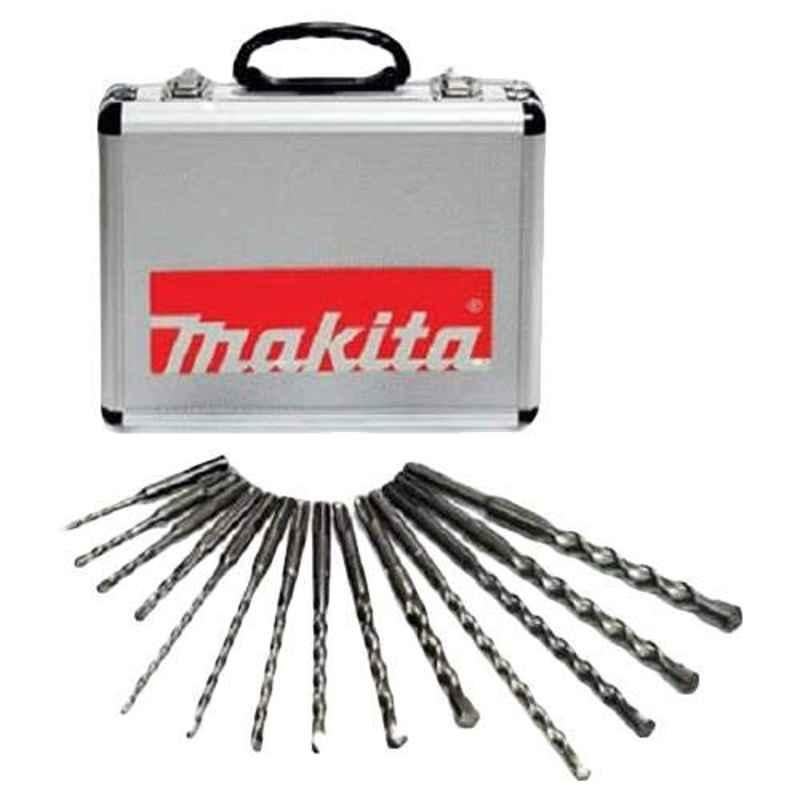 Makita 14 Pcs SDS-Plus Silver Drill Bits Set, D-21325