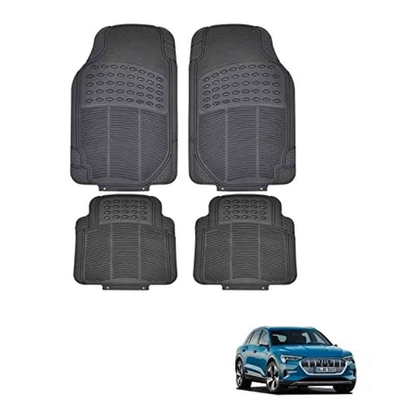 Kozdiko 4 Pcs Rubber Black Car Simple Floor Mat Set for Audi E-Tron