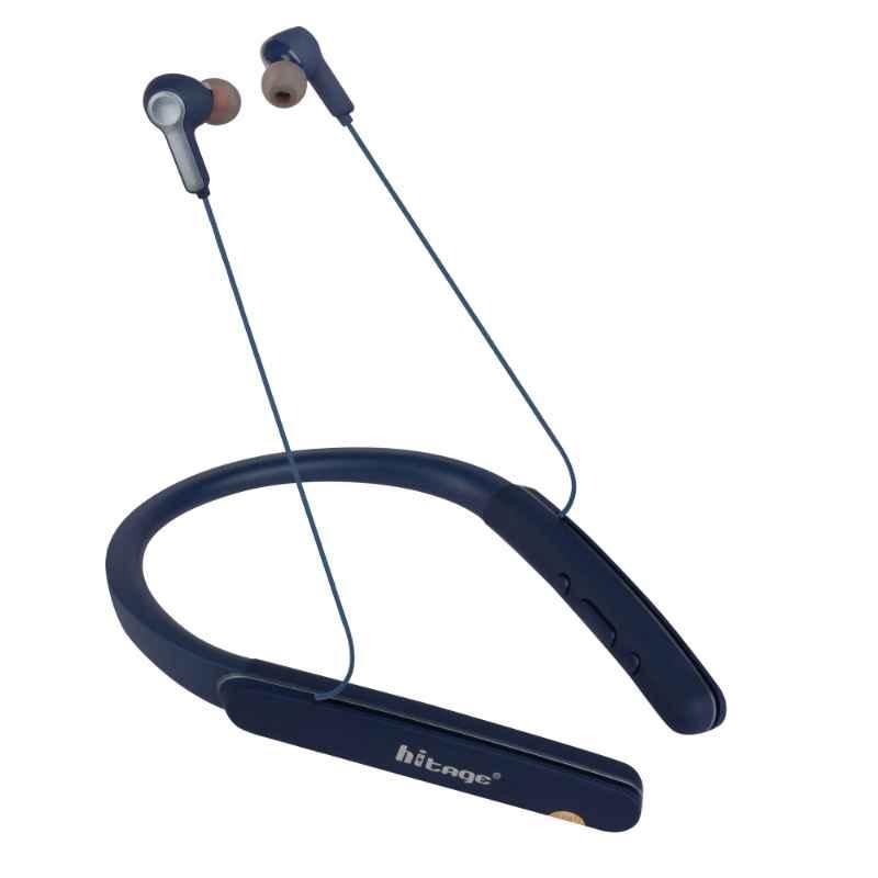 Buy Hitage Zombie Blue Bluetooth Neckband Earphone with 48hr Play