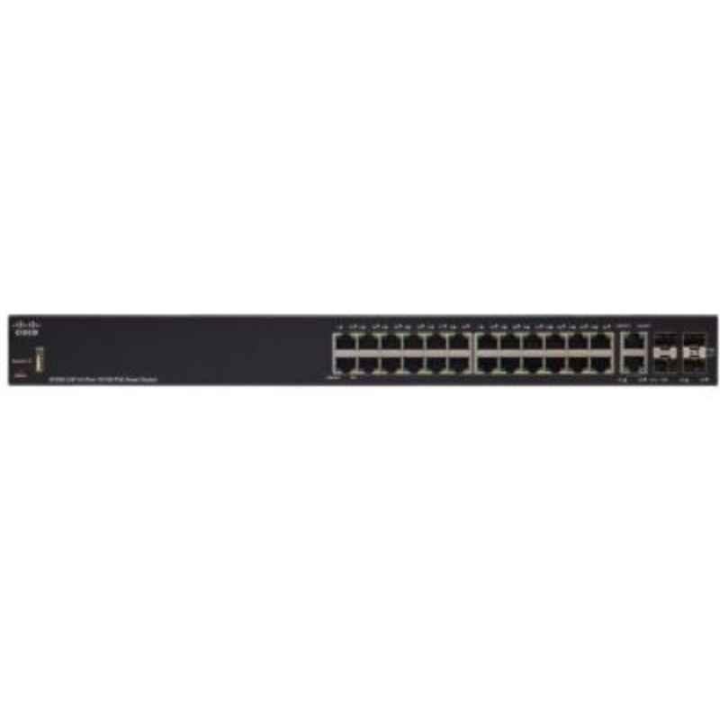 Cisco SF25024P 185W 24 Fast Ethernet Ports Smart Switch, SF25024PK9UK