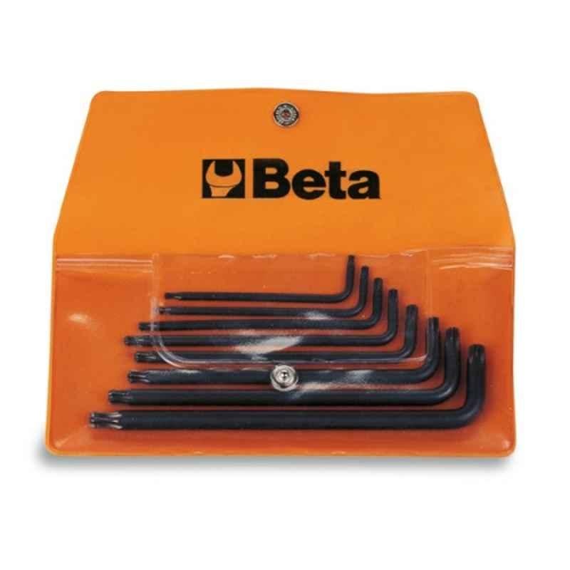 Beta 97BTX-B8 8Pcs Ball Head Offset Key Wrench Set for Torx Head Screw, 000970159