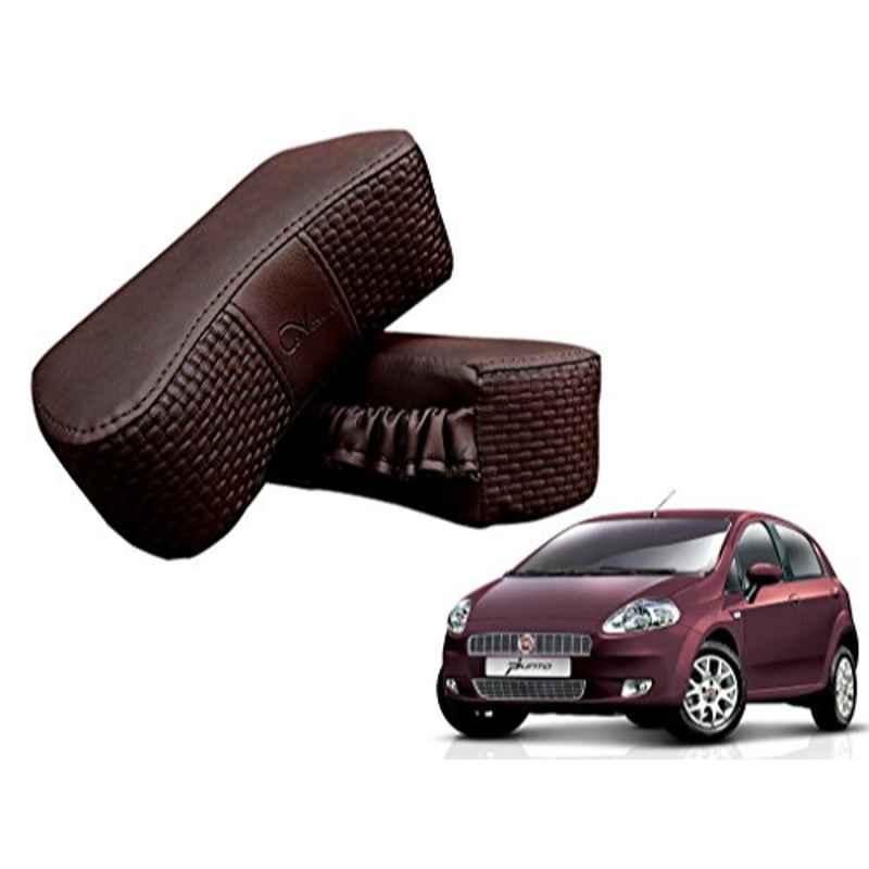 Kozdiko 2 Pcs Memory Foam Cola Neck Rest Cushion Pillow Set for Fiat Punto