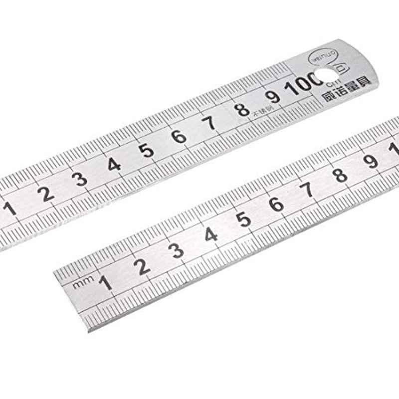 Uxcell 1m Stainless Steel Metric Straight Ruler