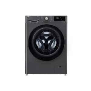 LG ThinQ 8kg Steel Middle Black Front Load Fully Automatic Washing Machine, FHP1208Z5M