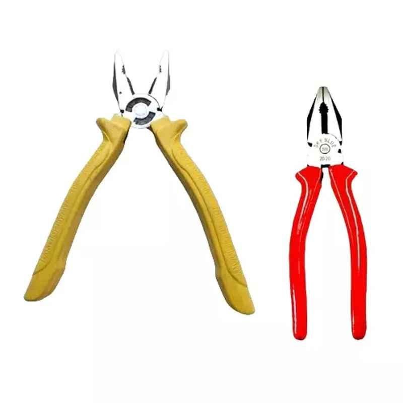 Sky Blue 2 Pcs 7.8 inch Groove Plier Combo, SBE_PLIER_COMBO_MOD_01715