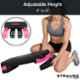 Strauss 30.5x11.4x3.9 inch Plastic Pink Aerobic Stepper, ST-1612