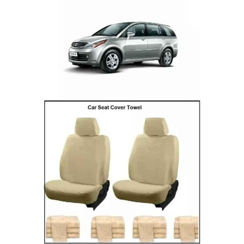 Oscar Beige Aut-Sn-4250 Towel 1 Pcs\\Set Tata Aria Car Seat Cover
