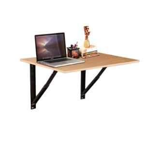 Kawachi 15.7x31.5 inch Intel Beige Wall Mounted Shelf Table for Study, Work & Laptop, KAW_KW55-BEIGE-LT