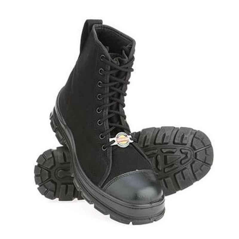 Liberty 7188-46 Warrior High Ankle Black Jungle Boots, Size: 6