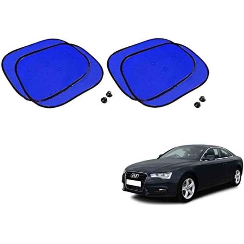 Kozdiko 4 Pcs Blue Chipkoo Car Window Sunshade Curtain Set for Audi A5, koz_83020