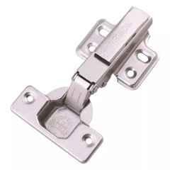 Harrison HQ Cold Rolled Steel 8 deg Half overlay Nickel Finish Auto Close Concealed Hinge, 0826