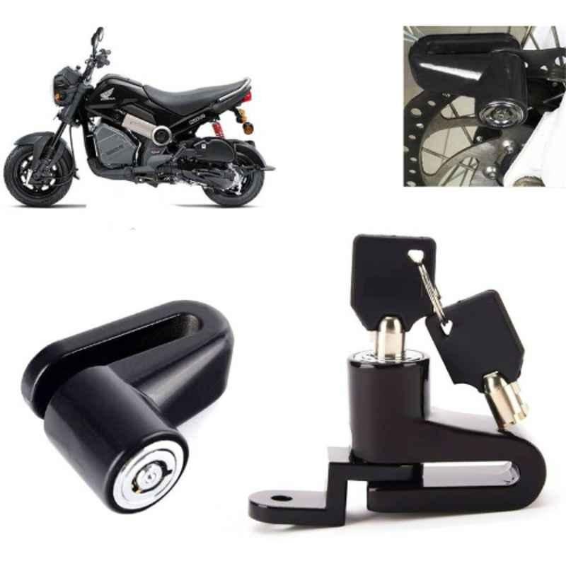 Auto Pearl Steel Black Heavy Duty Anti-Theft Disc Brake Lock for Navi, Lock_354