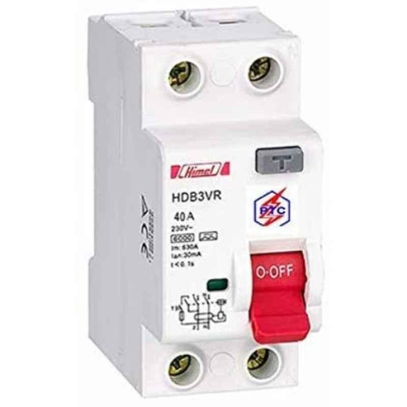 Himel 25A 2P 30mA Earth Leakage Circuit Breaker, HDB3VR225SC