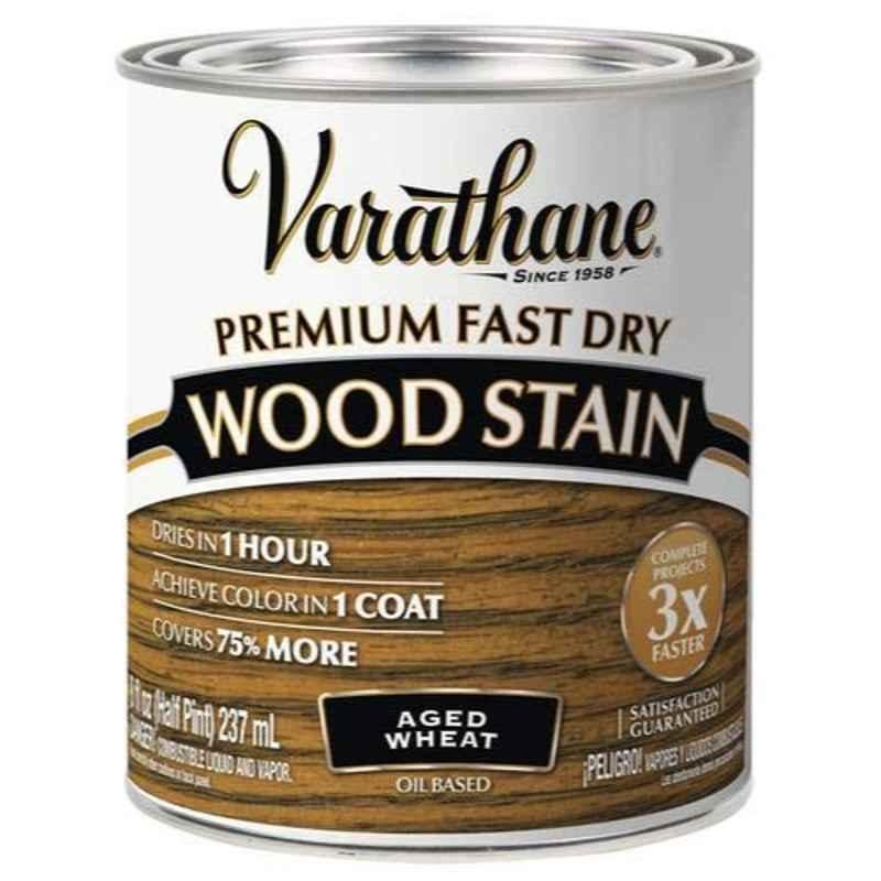 Rust-Oleum Varathane 237ml Aged Wheat 333612 Premium Fast Dry Wood Stain