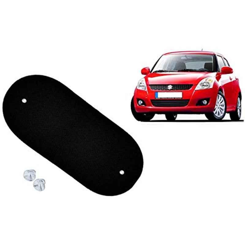 Auto Pearl 4 Pcs PVC & Mesh Black Window Side Sun Shade Set for Maruti Suzuki Swift Type 2, Chipkoo_BlkRear_SwiftType-2