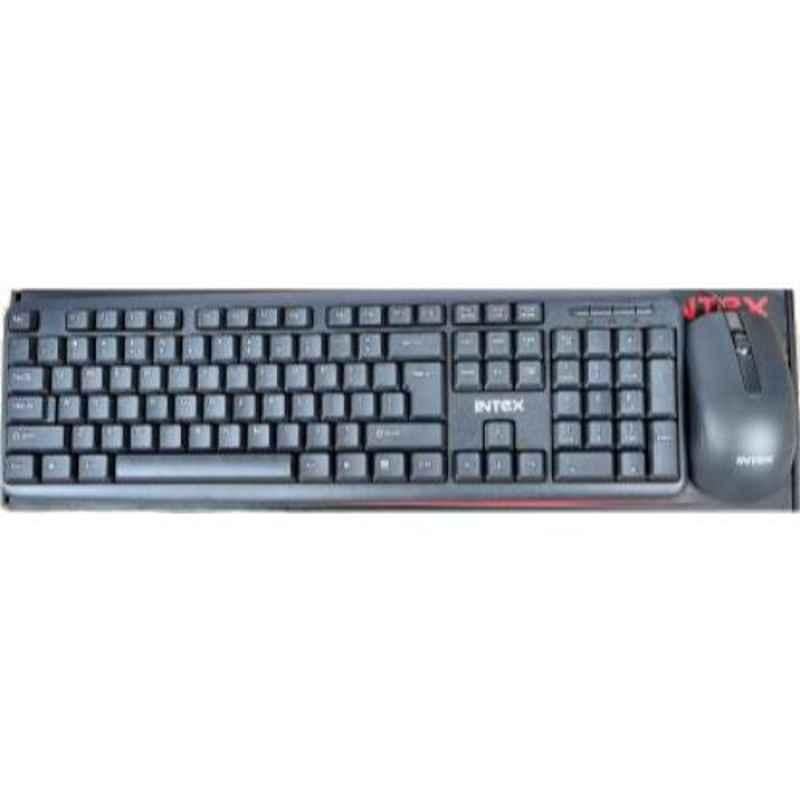Intex Smile Black Wired Keyboard & Mouse Combo