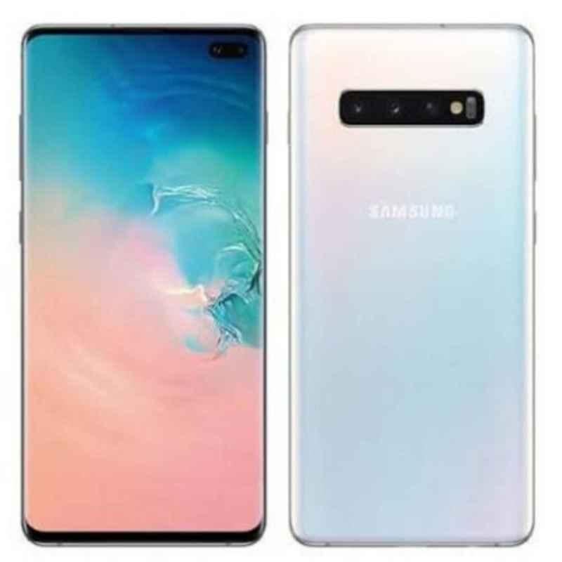 Samsung Galaxy S10 Plus 6.4 inch 8GB/1 TB 4100mAh Ceramic White LTE Smartphone, SMG975