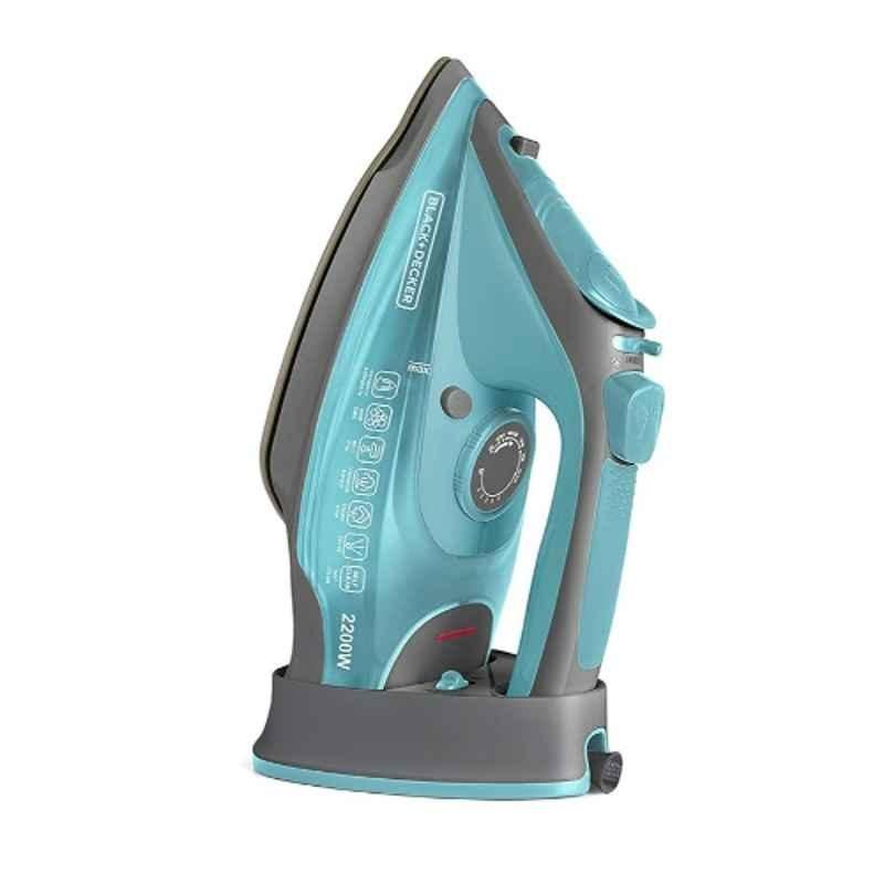 Buy Black Decker 2200W 350ml Green Cordless Steam Iron Press