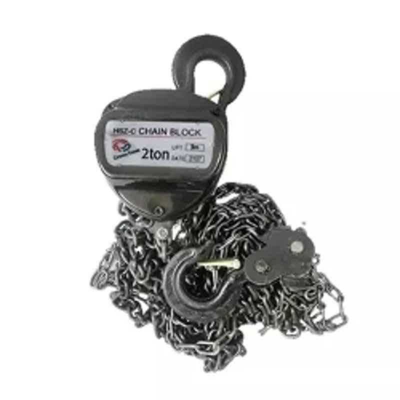 Crown Power 2 Ton 3m Alloy Steel Heavy Duty Chain Pulley Block