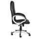 High Living Regal Leatherette High Back Black Office Chair