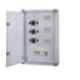 V-Guard GRVE01 4 Ways 40A Double Door Phase Selector Vertical Distribution Board with Rotary Switch & Duly Wired, 1501996
