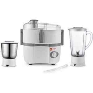 Orient Aisha JMAS45G2 500W Plastic White & Grey Juicer Mixer Grinder with 2 Jars