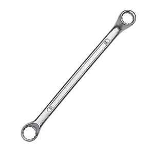 B K Jagan & Co 16x17mm Chrome Vanadium Steel Chrome Finish Double Ended Ring Spanner