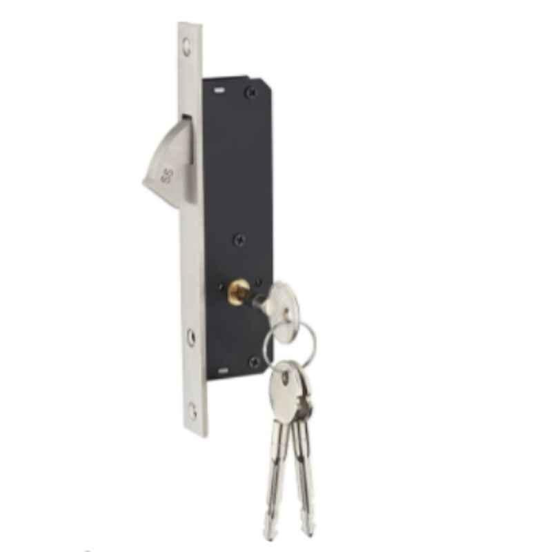 IPSA ML03 20mm Steel Cross Key Mortise Sliding Door Lock with 5 Cross Key, 6014