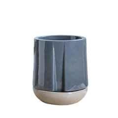 Ugaoo Ceramic Dark Grey Moonlight Drama Carton Planter, NUCP1300