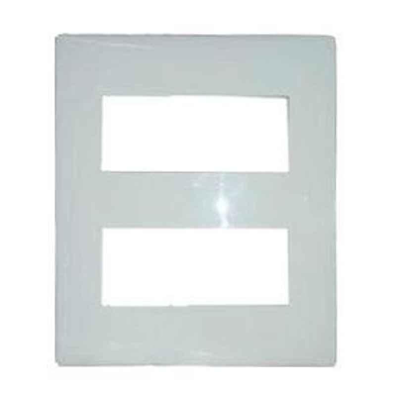 Legrand Mylinc 4x2 Module Cover Plate Silver Alu - 6763 86