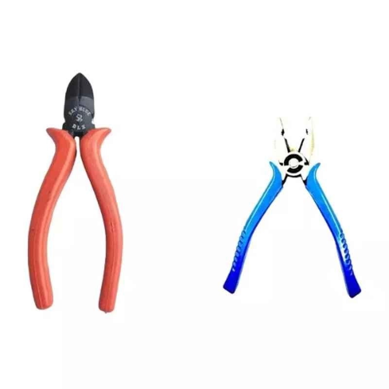 Sky Blue 2 Pcs 7.8 inch Lineman Plier Combo, SBE_PLIER_0775