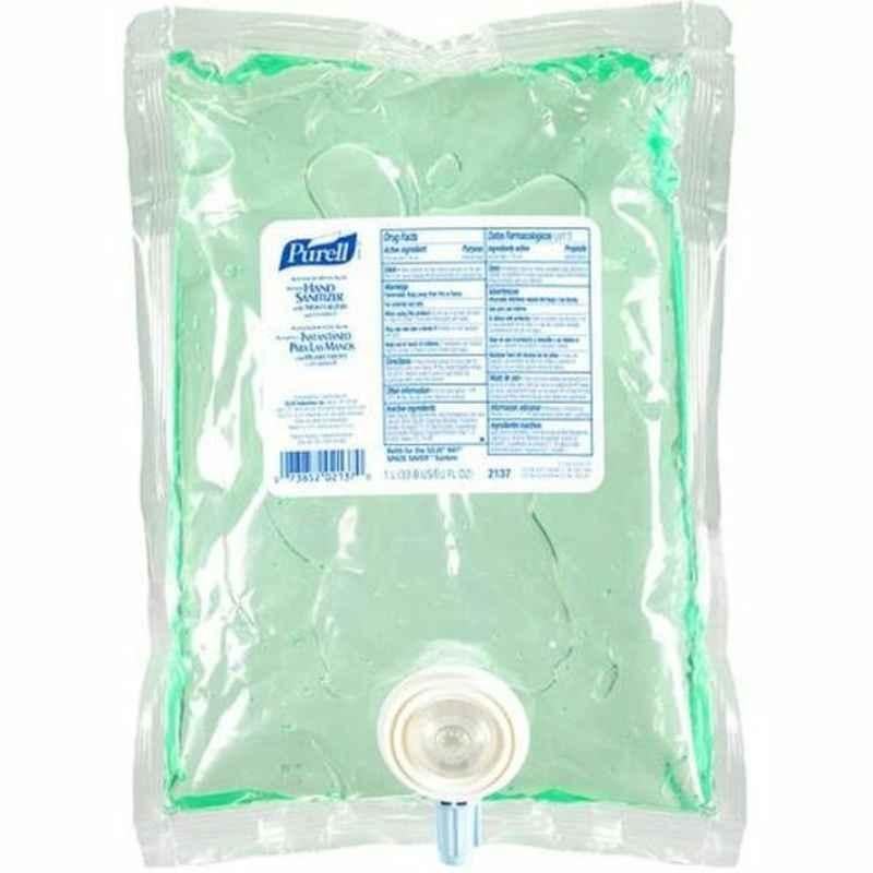 Purell Advanced Soothing Gel Hand Sanitizer Refill, 2137-08, 1000ml