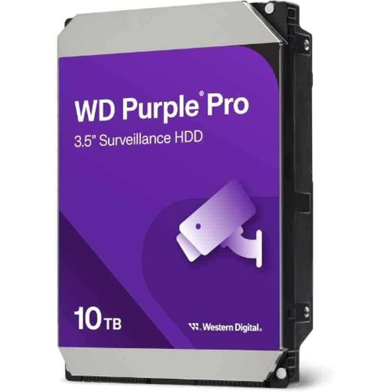 Western Digital 10TB Purple Pro 7200rpm Surveillance HDD with 512MB Cache Memory, WD102PURP