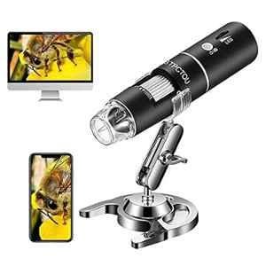 Microware 50-1000X 1080P Handheld Portable Mini WiFi USB Wireless Digital Microscope