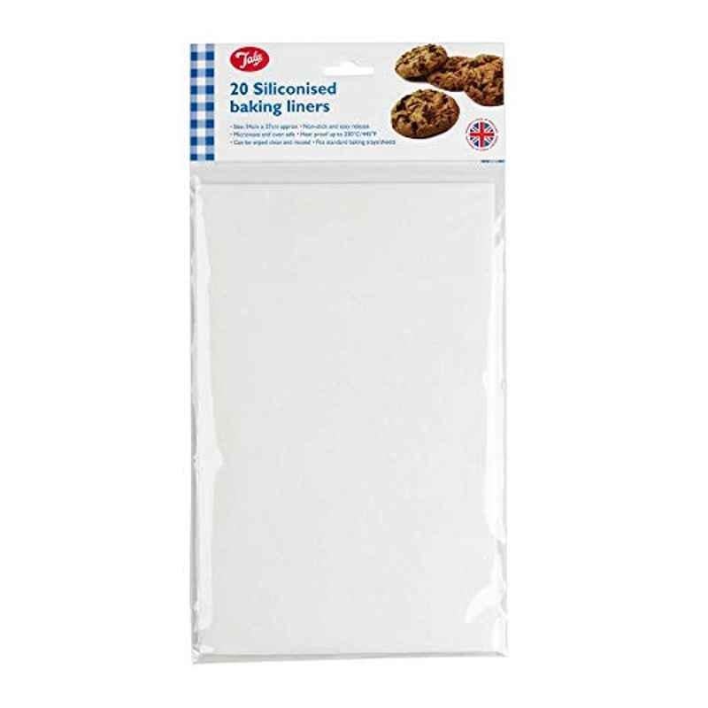 Tala 34x27cm Silicone White Proof Paper, 5012904052240 (Pack of 20)