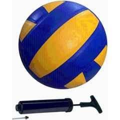 Swati Traders Standard Multicolour Soft Synthetic Volleyball with Air Pump, Size: 5