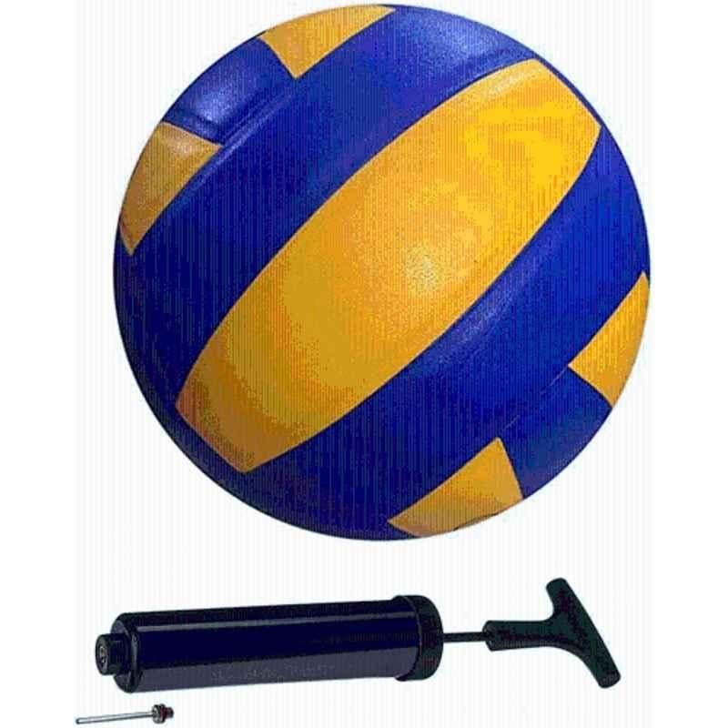 Swati Traders Standard Multicolour Soft Synthetic Volleyball with Air Pump, Size: 5