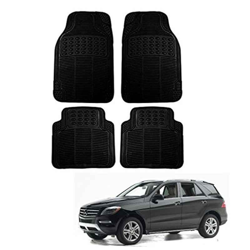 Kozdiko 4 Pcs Black Rubber Car Mat Set for Mercedes Benz M-Class