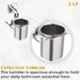 ZAP Stainless Steel Wall Mount Toothbrush Holder
