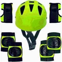STYRKR Green protective Skating/Cycling Guard Kit | Multi Sport Gear for Kids 16 Cycling KitKIT-276