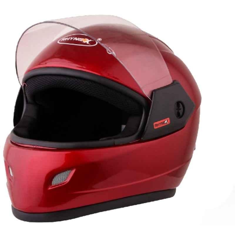 Rhynox Tendo Classic Medium Red Full Face Motorcycle Helmet