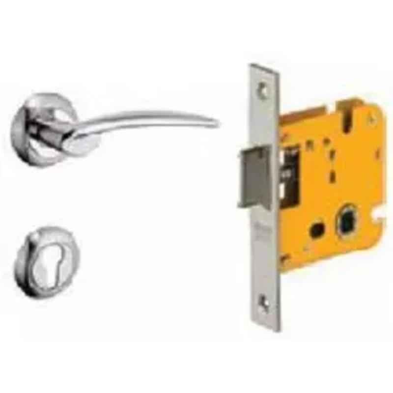 Dorset ML Series Letizia 10 inch Stainless Steel Door Handle Lock Set with Mortise Latch (Pack of 2)