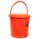 KKR 8L Plastic Red Round Pedal Bin
