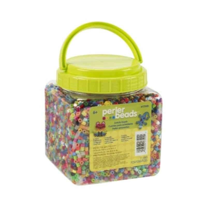 Perler 11000 Pcs 30 Colours Plastic Kids Activity Bead Box, 17500