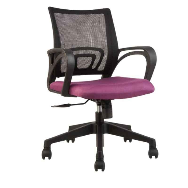 Innowin Pine Purple Mesh Low Back Ergonomic Chair
