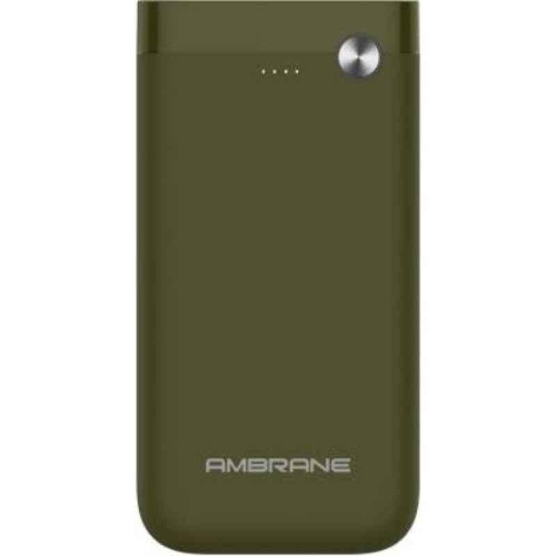Ambrane PP-150 15000mAh Olive Green Li-Polymer Power Bank